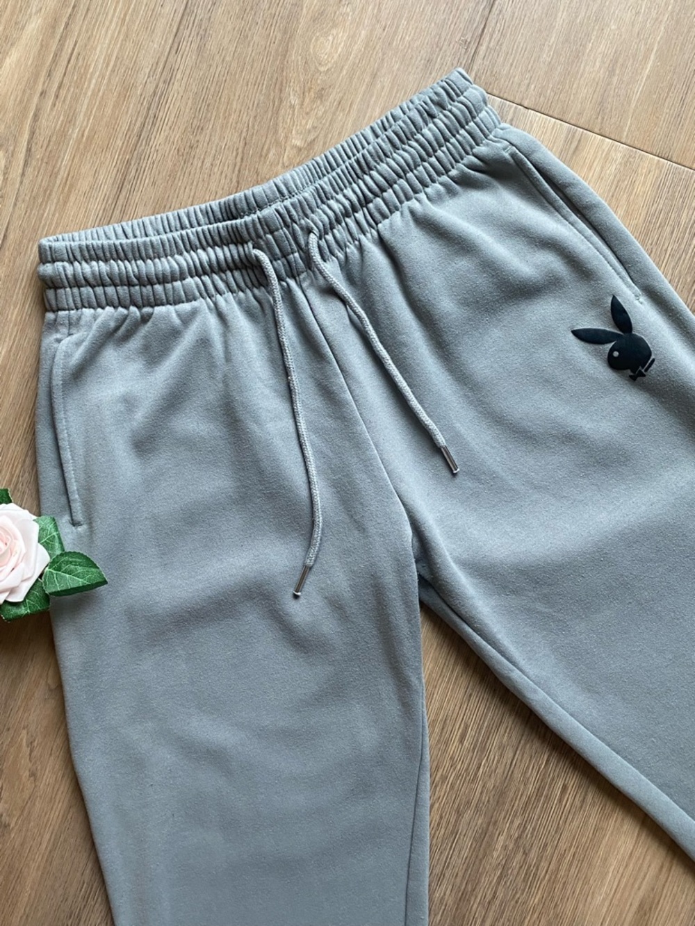 Playboy Light Sage Fleece Joggers